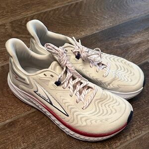 Altra Torin 7 Cream and Red Women's Running Shoes